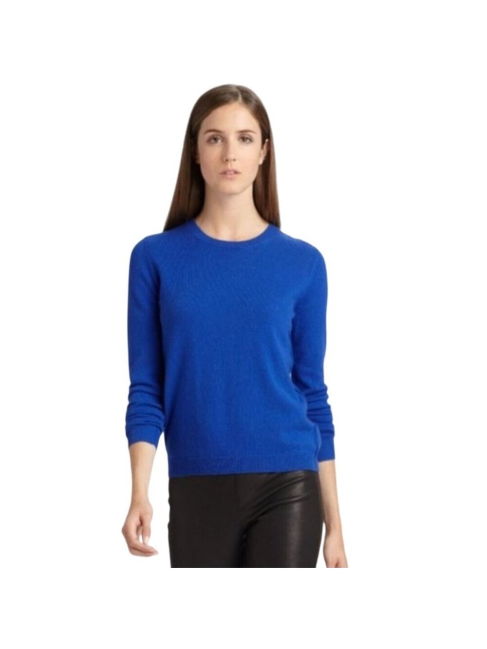 J.Crew With Cashmere Royal Blue Crewneck Pullover Sweater Size XS - Picture 1 of 6